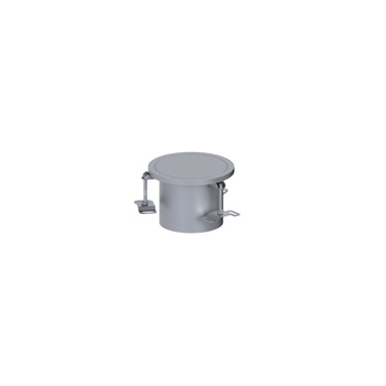 Nasada Ferrofix 185, higieniczna, z cieczo-/gazoszczelna pokrywą d250, L15