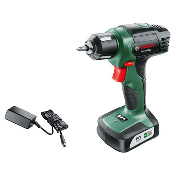 Akumulatorowe wiertarko-wkrętarki EasyDrill 12 (1x1,5 Ah) (Carton) [TT range] Li-Ion, narzędzie można postawić, 10,8 V zintegrow