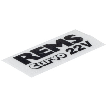 Tabliczka znamionowa REMS Curvo 22V