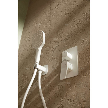 MALAGA WHITE podtynkowy zestaw prysznicowy z baterią 3 funkcyjną