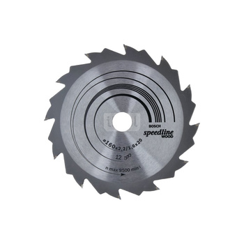 Tarcza pilarska Speedline Wood PIŁA TARCZ.-H SPEED 160X2.4X20Z12