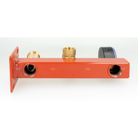 Zespół przyłączeniowy AFRISO BSS 3/4'' GW x GW, max. 1.5 bar + wskaźnik ciśnienia