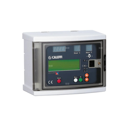 Regulator z dezynfekcją kontrolną, części zamienne do elektronicznych zaworów mieszających, wersja żółta