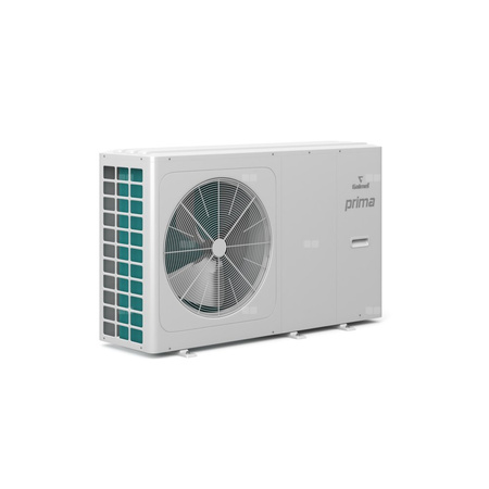 Hybrydowy system grzewczy: pompa ciepła PRIMA 1F R32 10GT (typu MONOBLOK) + zbiornik kombinowany SG(K) COMPLETE 250/110 l + zawór trójdrogowy + komplet elektryczny + centrala Sinum Lite