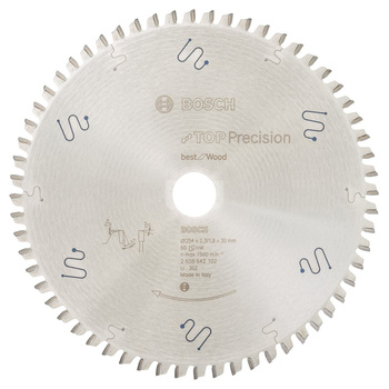 Tarcza pilarska Top Precision Best for Wood TOPPREC WOOD/S-M 254X30X2.3/1.8 60Z ATB