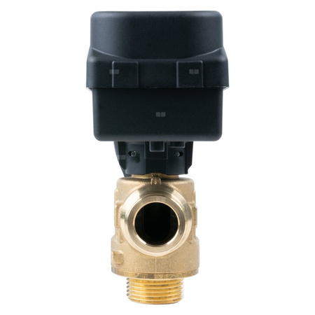 Zawór trójdrożny AFRISO AZV 642 mosiądz, średnica DN 15 gwinty zewnętrzne silnik elektryczny