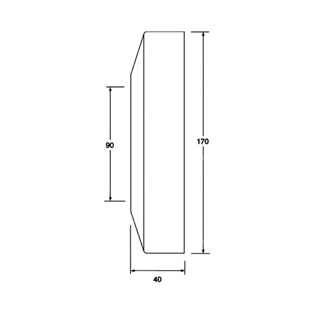 Rozeta maskująca 90mm