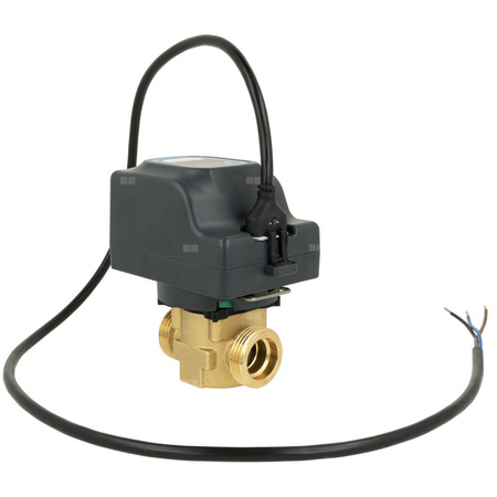 2-drogowy zawór strefowy AZV 453, DN20, G1'', Kvs 10, 230 V AC, NO