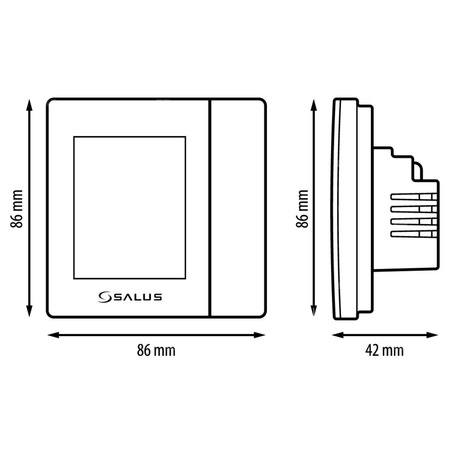Salus podtynkowy regulator klimakonwektorów FC600, 230 V