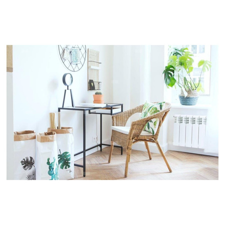 Grzejnik żeberkowy KFA Armatura G350F/10 aluminium, podłączenie boczne 422 x 805 mm, kolor biały (RAL 9010)