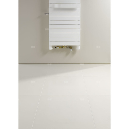 Kermi TABEO-V 1437x101x750mm QN 1048, RAL9016, zawór po lewej