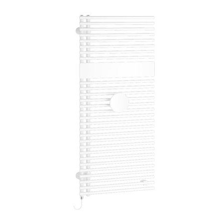 Kermi®Credo®Half®round-E 1800x600x46 800W,RAL9016SG/drew.,prawo,WWS biały,SK1