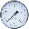 Manometr z rurką Bourdona AFRISO RF grzewczy 0/4 bar G1/4B aksjalne fi 63 mm, kl. 2.5%