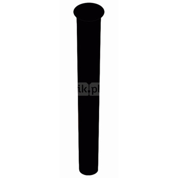 Przedłużka do syfonu umywalkowego 11/4"x32mm z kołnierzem L-300mm Czarny Mat