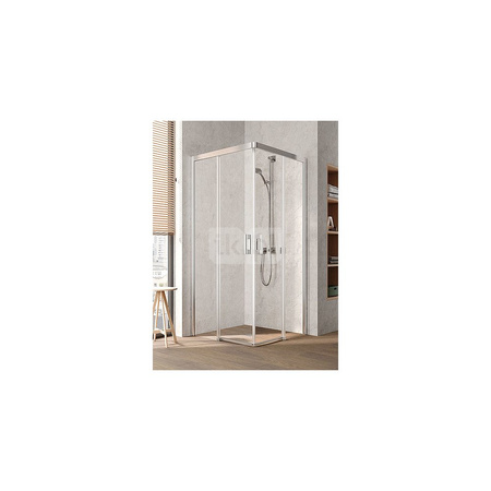 Kermi wejście narożne PEGA C2L 1100x1850 1070-1090 SIHG SR Opaco Clean