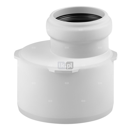 Złącze MAGNAPLAST SKOLAN safe dBL redukcja, PP (biały), DN 70 x DN 50 (ww x wz), do kanalizacji