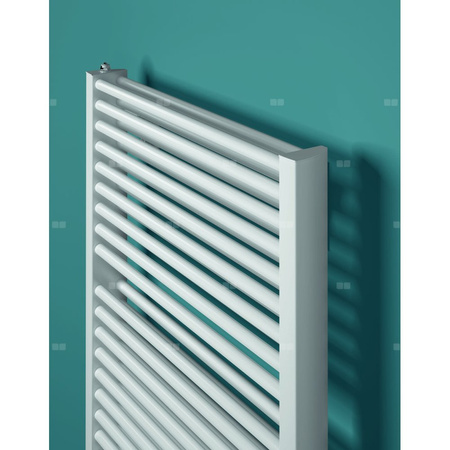 Grzejnik Kermi®Duett®-E 1796x74x934, P=1500W, srebro, WRS biały, lewy