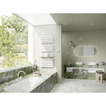 Kermi®Credo®Half®flat-E 1436x37x600 P=800W,RAL9016 SG,WRS biały,lewy