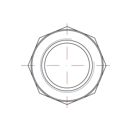 Nypel RUMET mosiądz 1'' x 1'' (GZ), z uszczelką