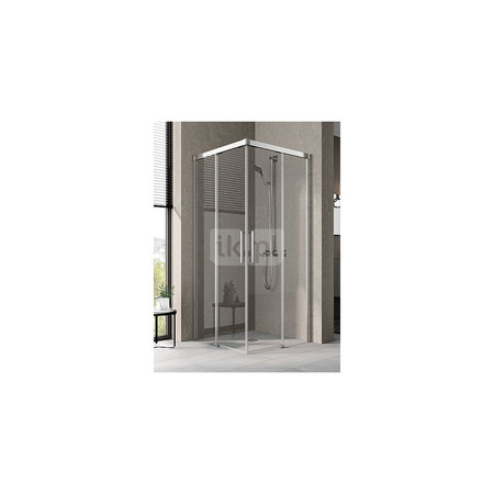 Kermi wejście narożne Nica C2L 1130x2000 1090-1115 SIHG SR Opaco Clean