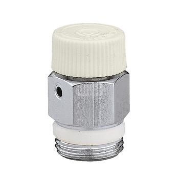 Ręczny zawór odpowietrzający do grzejników. Gwint z uszczelką PTFE 3/8" GZ