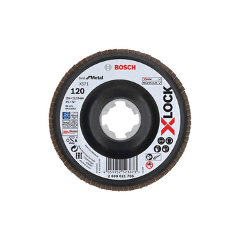 Tarcza listkowa FLAP DISC X-LOCK,BFM,115,G120