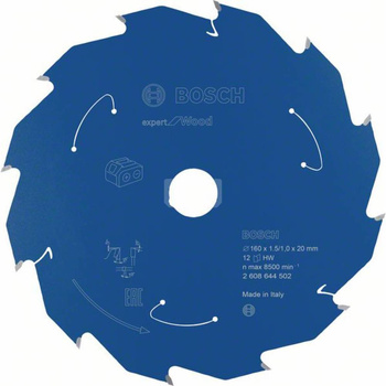 Ostrze do piły tarczowej bezprzewodowej Expert for Wood 160 x 1,5 / 1 x 20 T12