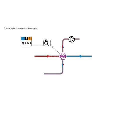 Siłownik elektryczny ARM 349 ProClick, 2- i 3-pkt, 230 V AC, 120 s, 15 Nm