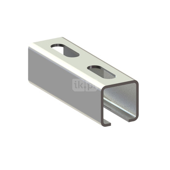 Szyna montażowa NICZUK NSZA, gr. 1.5 mm, dł. 2000 mm, stal nierdzewna (pasywacja)