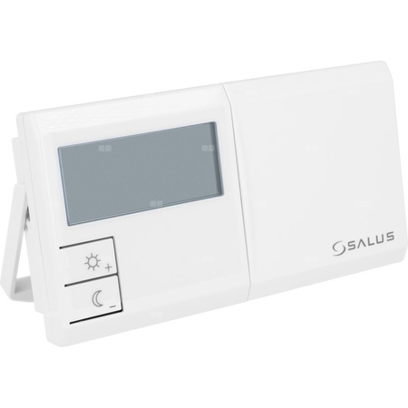 Temostat pokojowy bezprzewodowy SALUS 091FLRFV2, kolor biały 230 V z wyświetlaczem