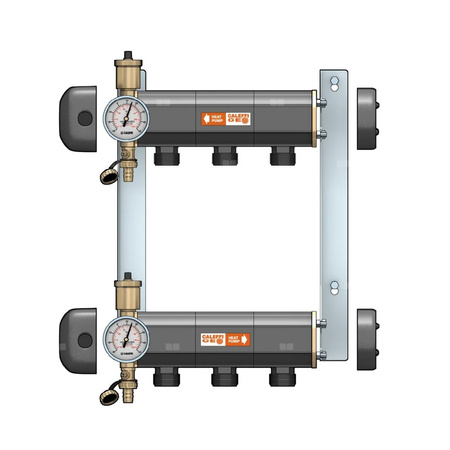 Kompletny rozdzielacz geotermalny O11/4" X 8 obwodów