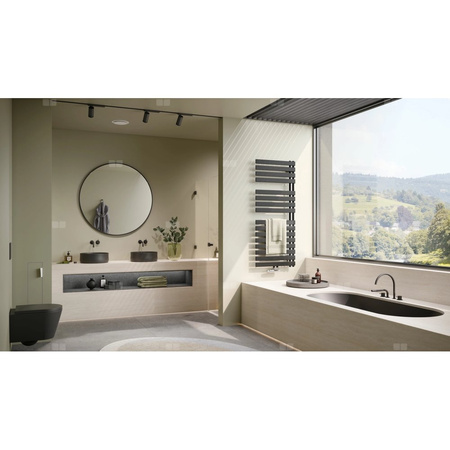 Grzejnik Grzej. Kermi®Credo®Half®flat 1000x450x37, RAL 9016, lewy