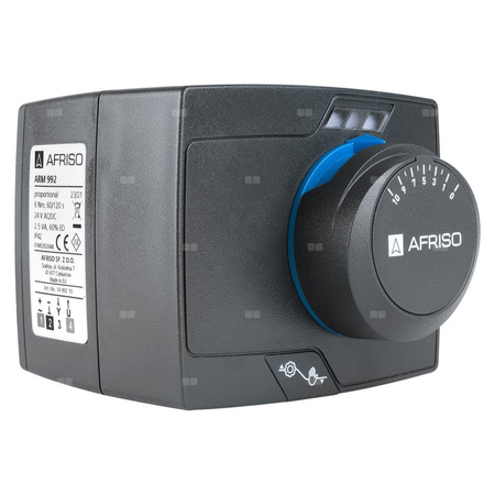 Siłownik elektryczny proporcjonalny, 24 V AC/DC, 60/120 s, 6 Nm AFRISO ARM 992 ProClick