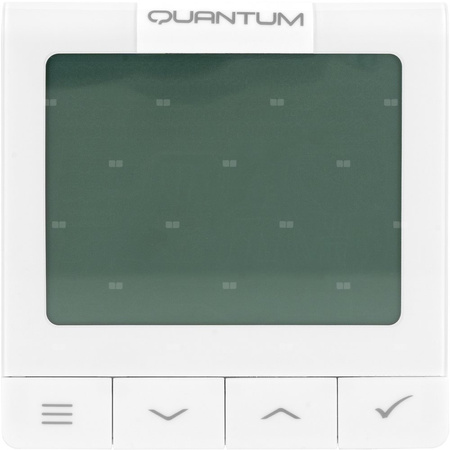 Temostat pokojowy bezprzewodowy SALUS WQ610RF, kolor biały 230 V z wyświetlaczem