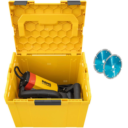 REMS Krokodil 180 SR B-P +2x UDT LS H-P fi180mm L-Boxx H