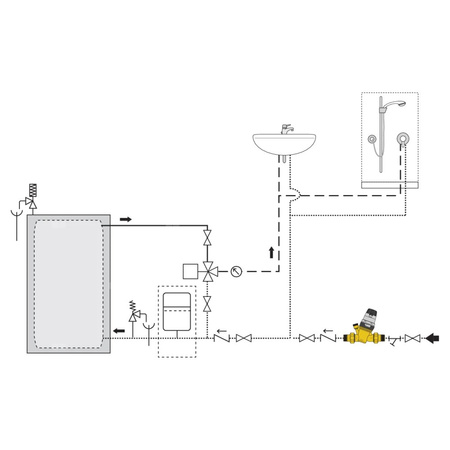 Regulator ciśnienia CALEFFI 5350H, GZ 1/2'', 25 bar