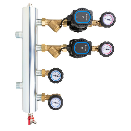 Grupa pompowa AFRISO BPS 900 AP GZ x GW 1'' x 3/4'', z pompą obiegową AFRISO APH 160 15-7/130 mm