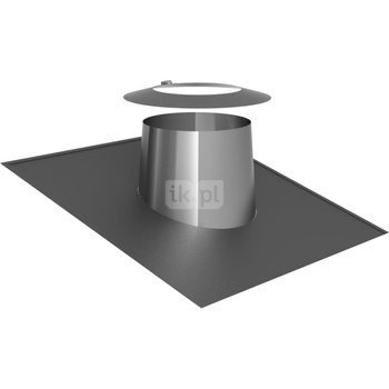 Przejście przez dach 5-15st. stal nierdzewna z kołnierzem fi250mm