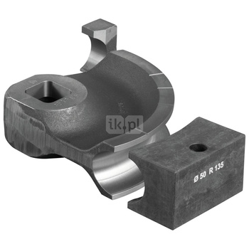 Segment gnący i element ślizg. fi 50, R135 REMS