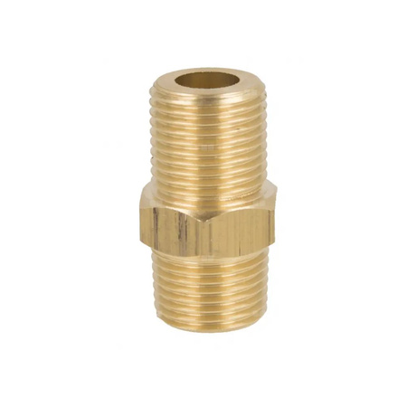Nypel AFRISO, mosiądz, 1/2'' (GW x śrubunek)