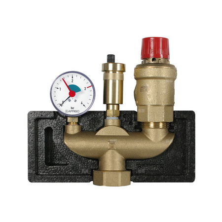 Zespół przyłączeniowy AFRISO KSG magnum 1 1/2'' GW x GW, max. 3 bar