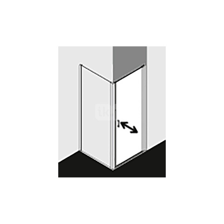 Kermi Drzwi wahadł. CADA XS 1WL 0850x 2000 810-860 SWS ESG Clean