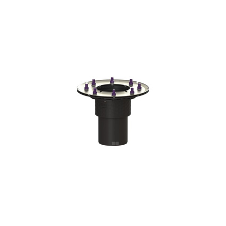 Korpus wpustu Ecoguss, DN100, z dociskowym kołnierzem, odpływ pionowy