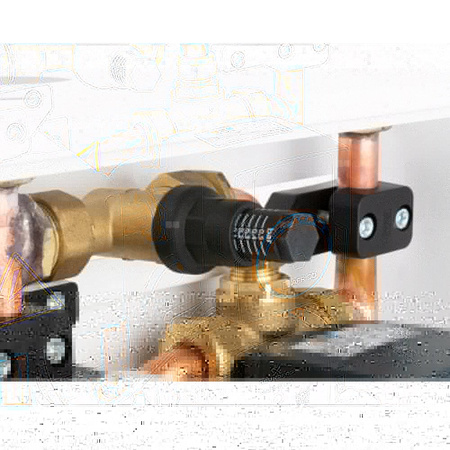 Grupa pompowa AFRISO PrimoBox ACB 910 GZ x GW 3/4'' x 3/4'', z zaworem mieszającym, z siłownikiem arm 141 proclick