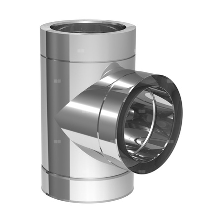 Trójnik 90' JEREMIAS 205-DWETN11 250 x 250 x 250 do odprowadzania spalin