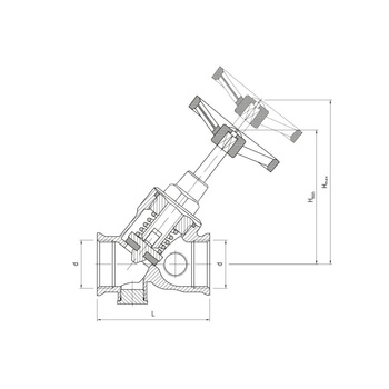 1620 Zawór skośny antyskażeniowy 2"