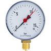 Manometr z rurką Bourdona AFRISO RF grzewczy 0/16 bar G1/2B radialne fi 100 mm, kl. 2.5%