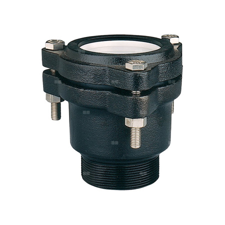 Złączka 4" F.110 - z gwintem zewnętrznym