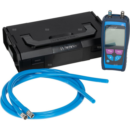 Manometr elektroniczny AFRISO S2610 1000Pa, z wyświetlaczem, z przewodami pomiarowymi