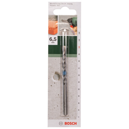 Wiertła do betonu wg ISO 5468 D = 6,5 mm, L = 100 mm